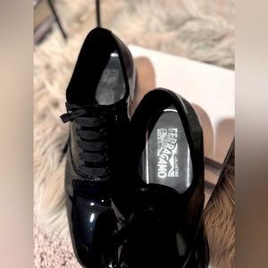 Salvatore Ferragamo Belshaw Patent Leather Oxfords